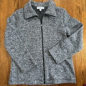 Southern Lady Black White Full Zip Jacket Size Small, NWT